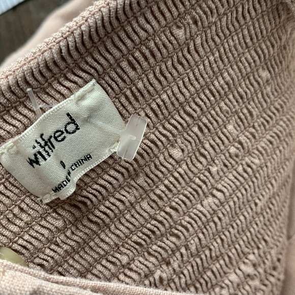 Wilfred Aritzia Button up dress blush pink - Picture 4 of 6